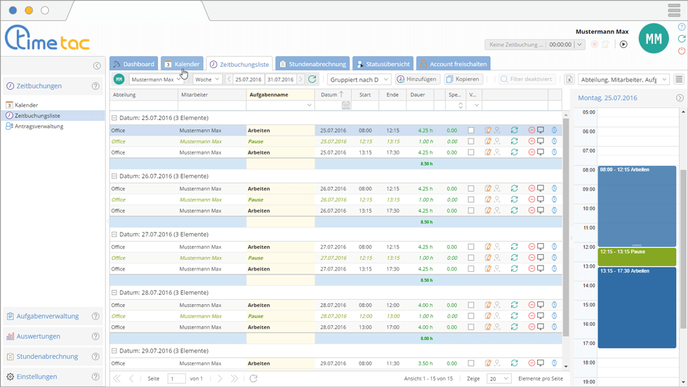 zeitbuchungen-anzeigen