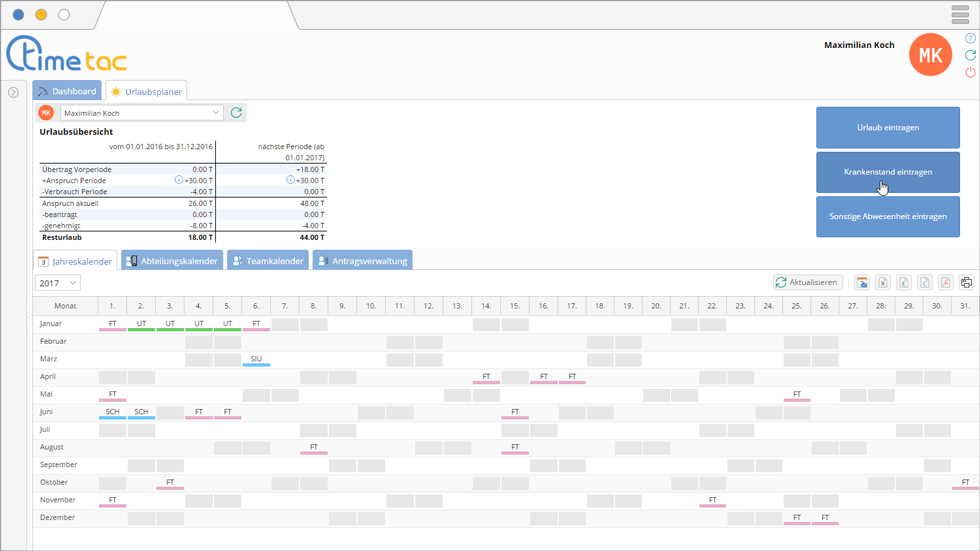 krankenstand-eintragen