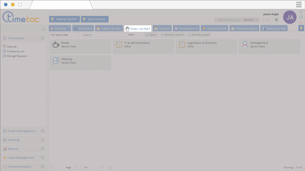 favourite-and-todos-display