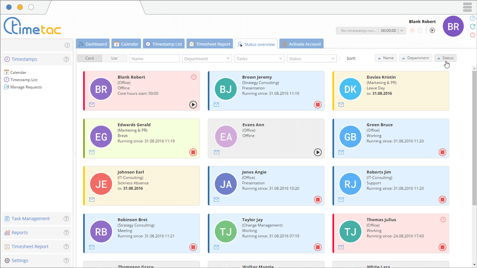 status-overview-screen